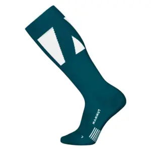 Mammut Freeski Merino Knee Sokken Turquoise