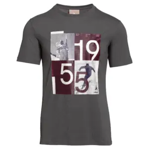 Atomic Graphic 1955 T-shirt Met Korte Mouwen Loam