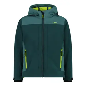 Cmp Fix Hood 3a00094 Softshelljack Alpine / Lichen