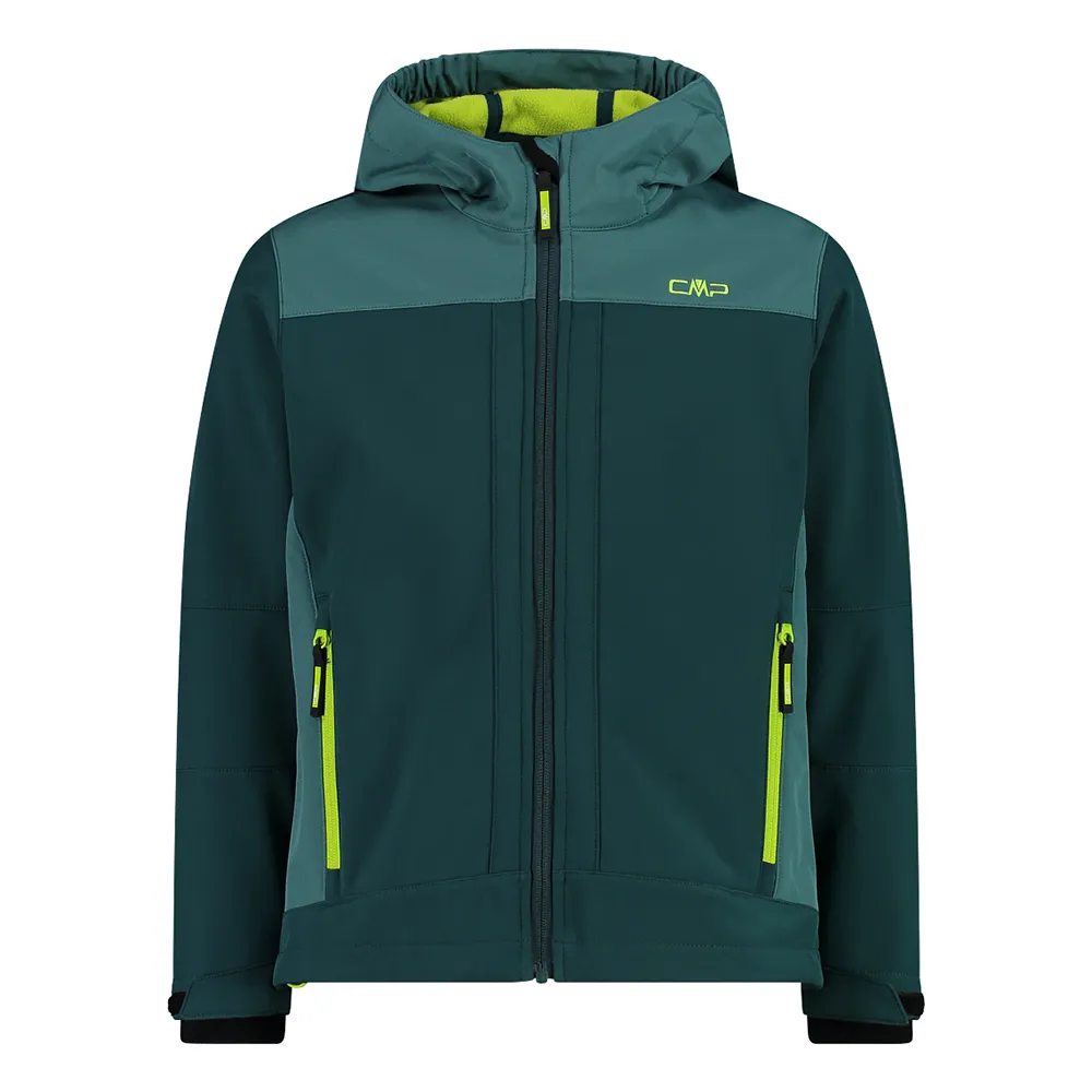 Cmp Fix Hood 3a00094 Softshelljack Alpine / Lichen