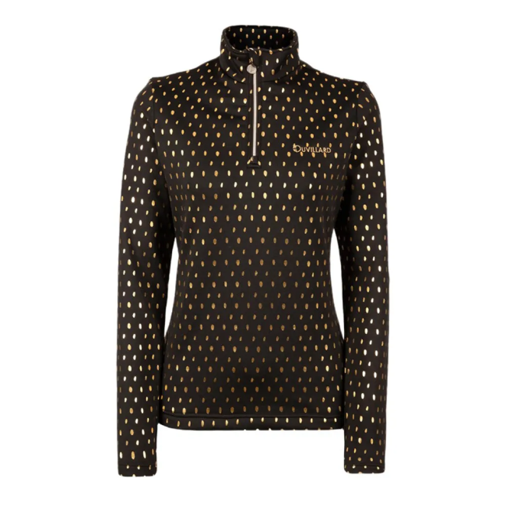 Duvillard Marlan Sweatshirt Met Halve Rits Zwart
