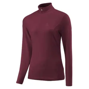 Loeffler Transtex Basic T-shirt Met Lange Mouwen Paars