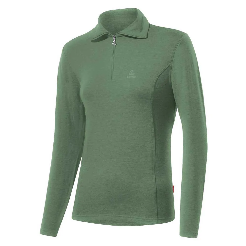Loeffler Transtex Turtle Basic T-shirt Met Lange Mouwen Pine