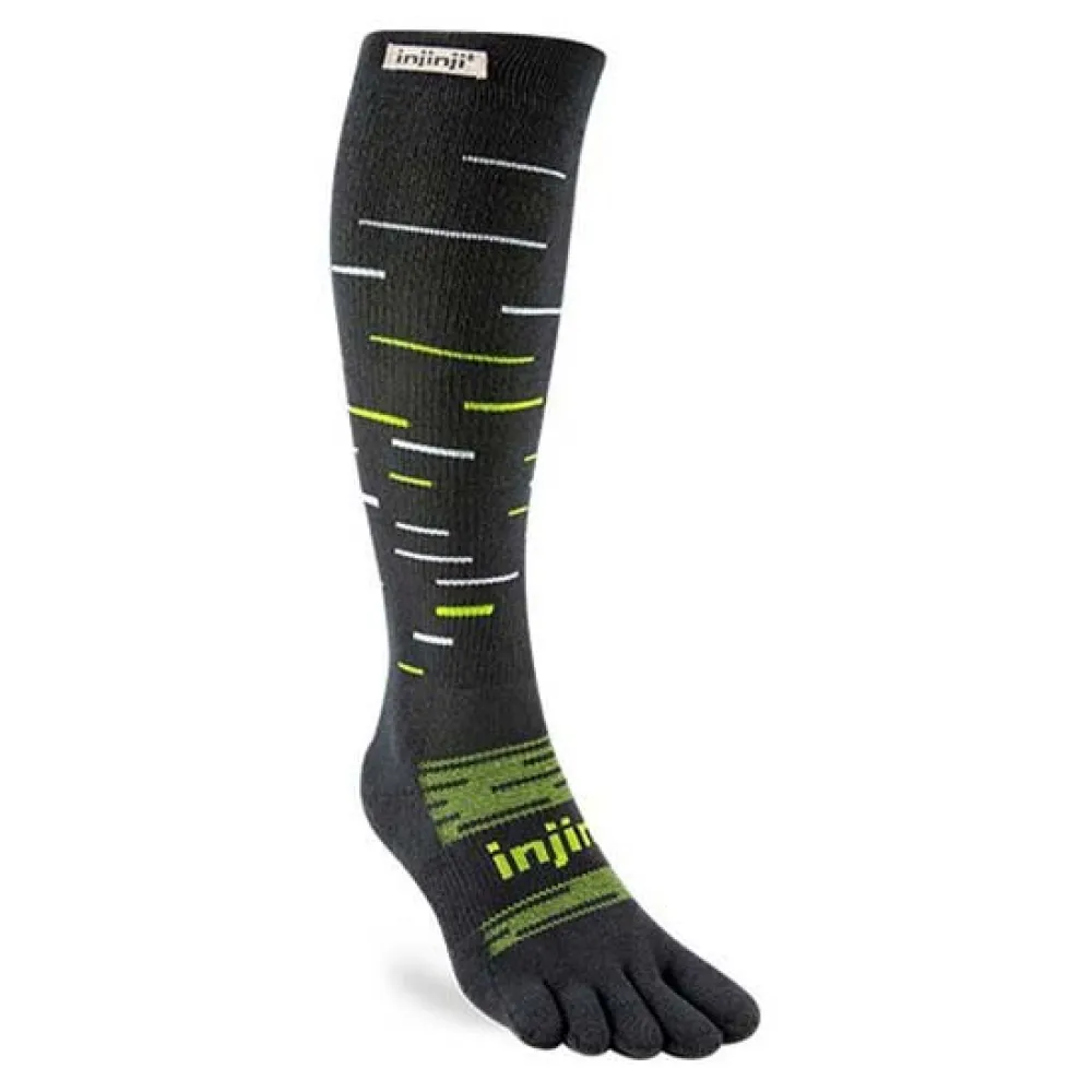 Injinji Snow Over The Calf Sokken Shadow