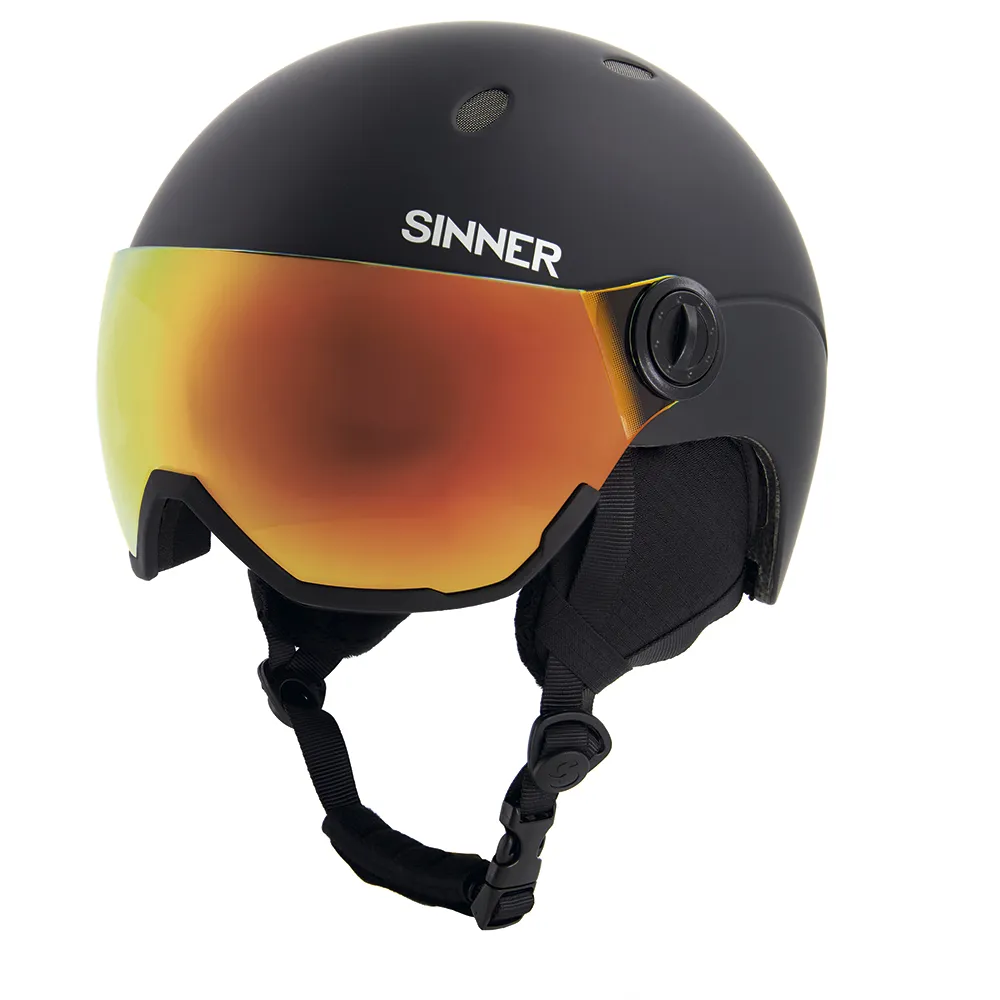 Sinner Titan Visor Helm Zwart