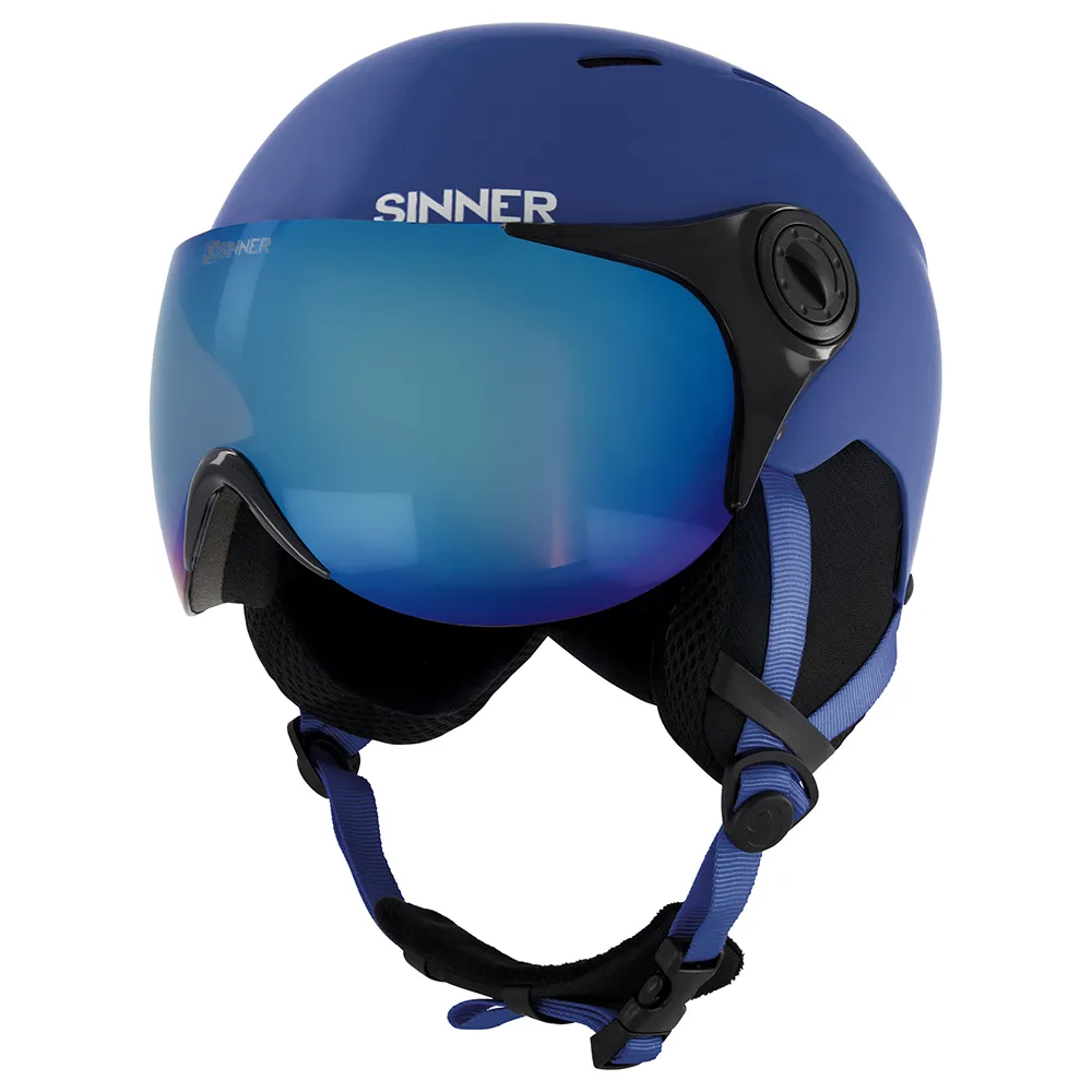 Sinner Typhoon Visor Helm Blauw