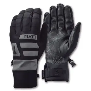 Matt Dom Skimo Tootex Handschoenen Zwart