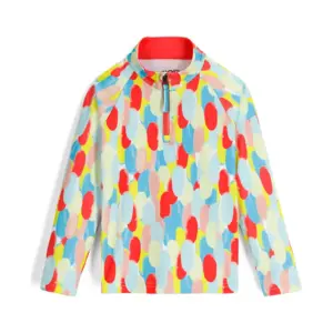 Spyder Bitsy Reflect Sweatshirt Met Halve Rits Koraal