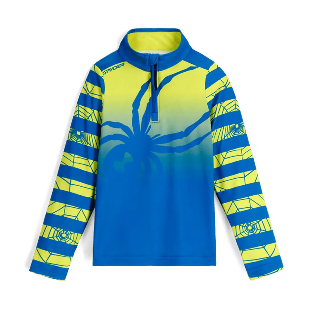 Spyder Mini Challenge Sweatshirt Met Halve Rits Groen