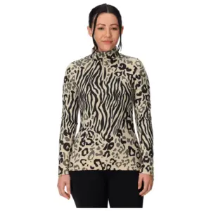 Spyder Vivid Sweatshirt Met Halve Rits Animal Print