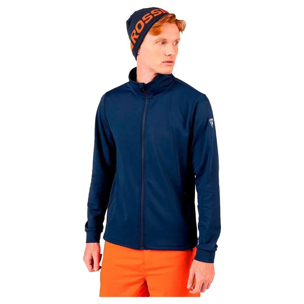 Rossignol Mid Layer Stretch Sweatshirt Met Rits Blauw