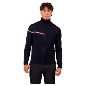 Rossignol Odysseus Merino Trui Met Volledige Rits Blauw