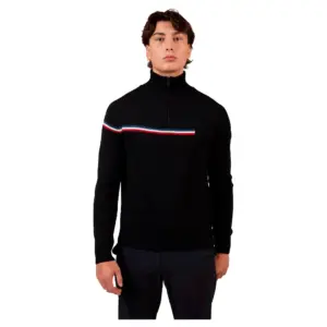 Rossignol Odysseus Merino Half Rits Trui Zwart
