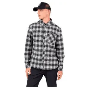 Rossignol Ranch Plaid Overhemd Met Lange Mouwen Zwart