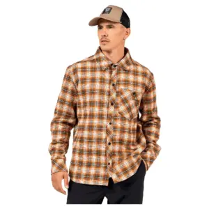 Rossignol Ranch Plaid Overhemd Met Lange Mouwen Fog