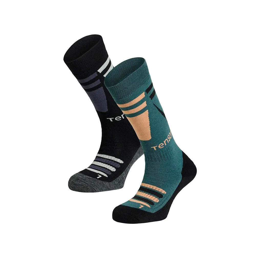 Tenson Core Lange Sokken 2 Paren Turquoise