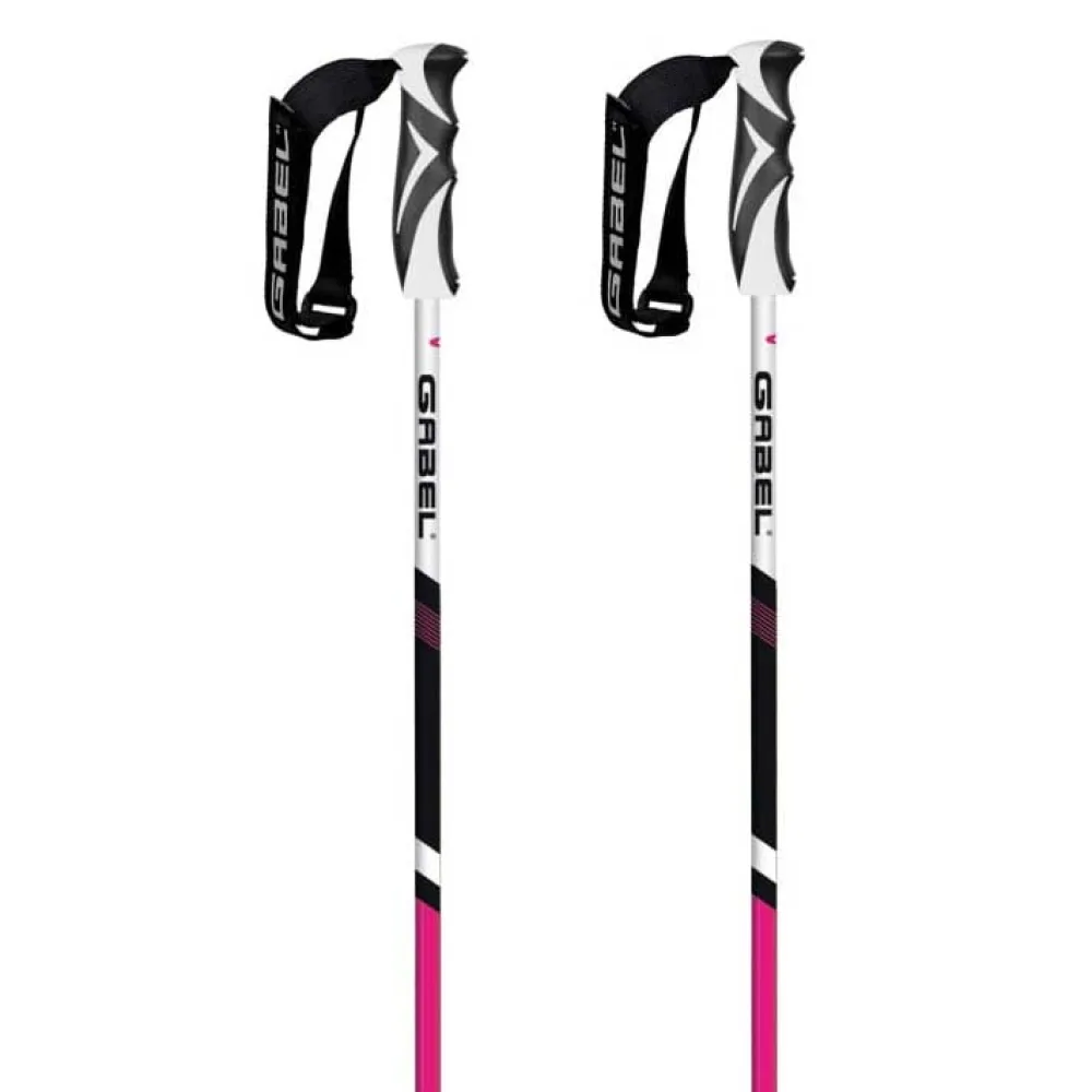 Gabel Carbon Cross Stokken Roze
