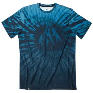 Jones Mountain Surf T-shirt Met Korte Mouwen Blauw