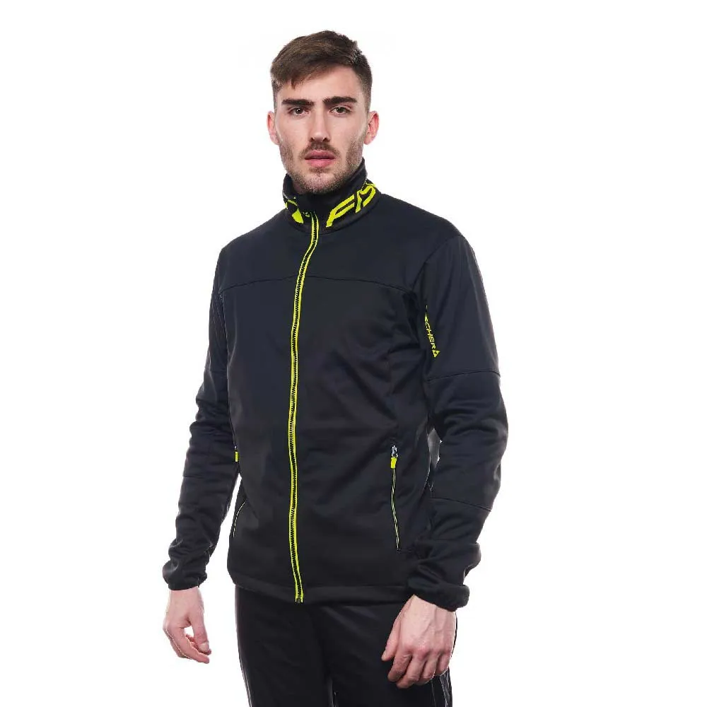 Fischer Nordic Softshelljack Zwart