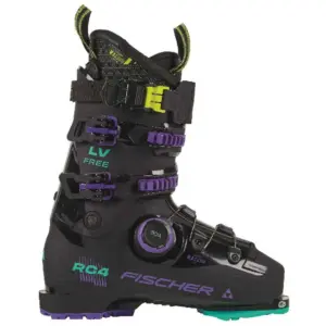 Fischer Rc4 Free 120 Lv Vac Boa Alpine Skischoenen Zwart
