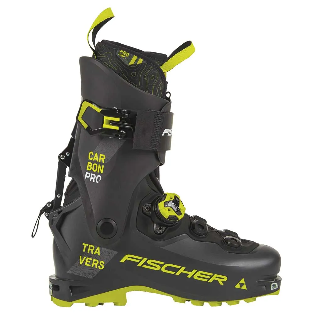 Fischer Travers Pro Alpine Skischoenen Carbon / Carbon