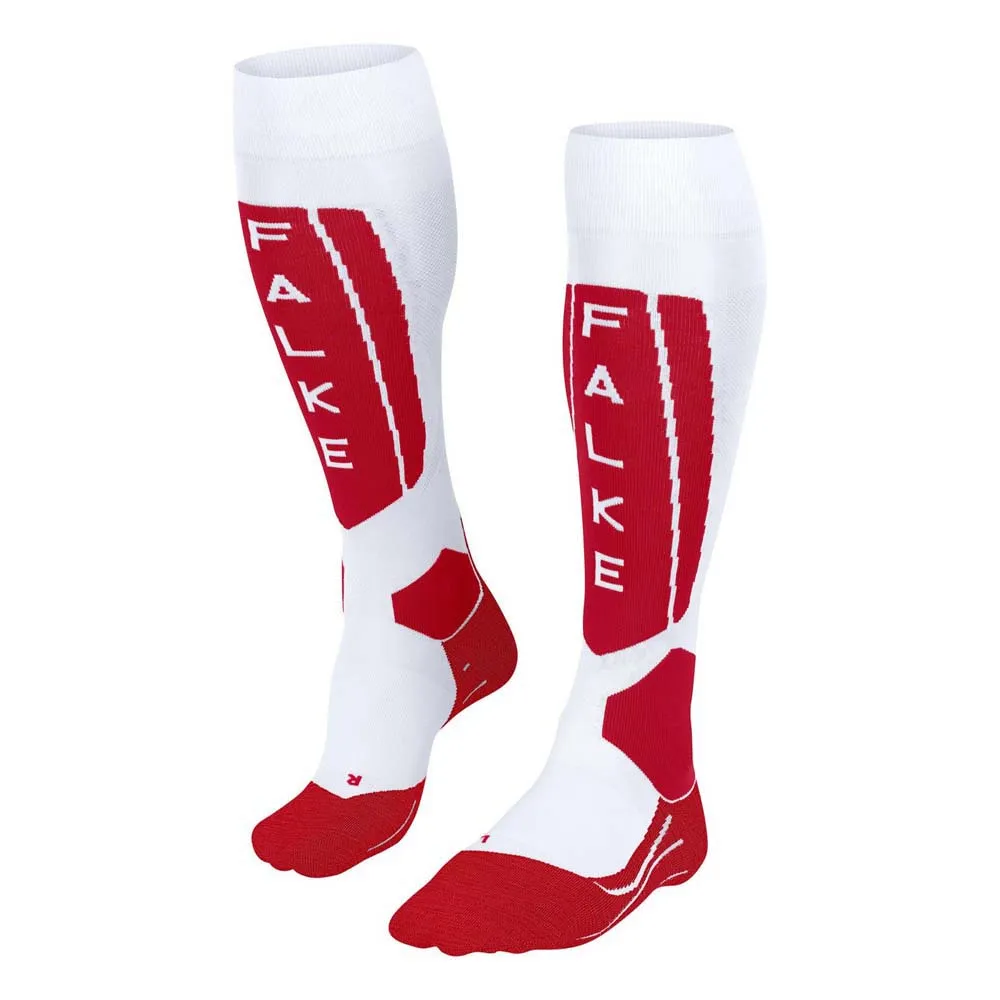 Falke Ru5 Expert Lange Sokken Wit