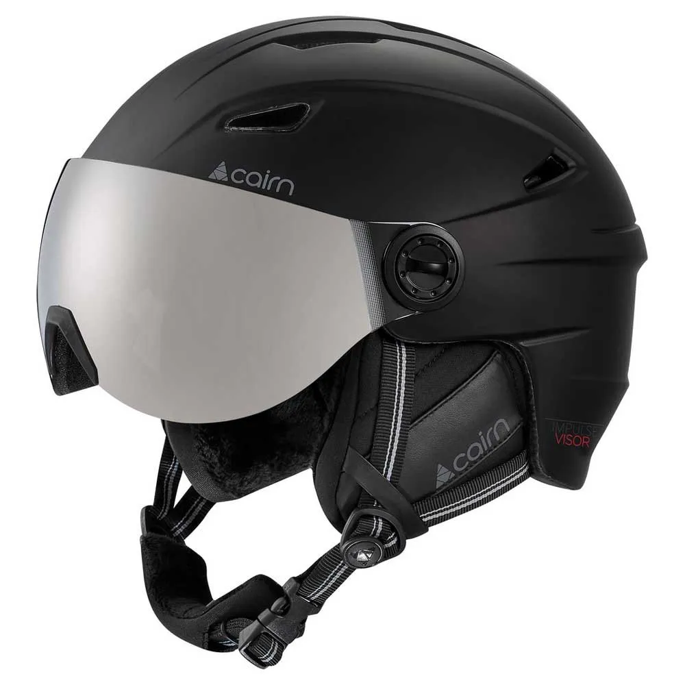 Cairn Impulse Helm Met Vizier Zwart