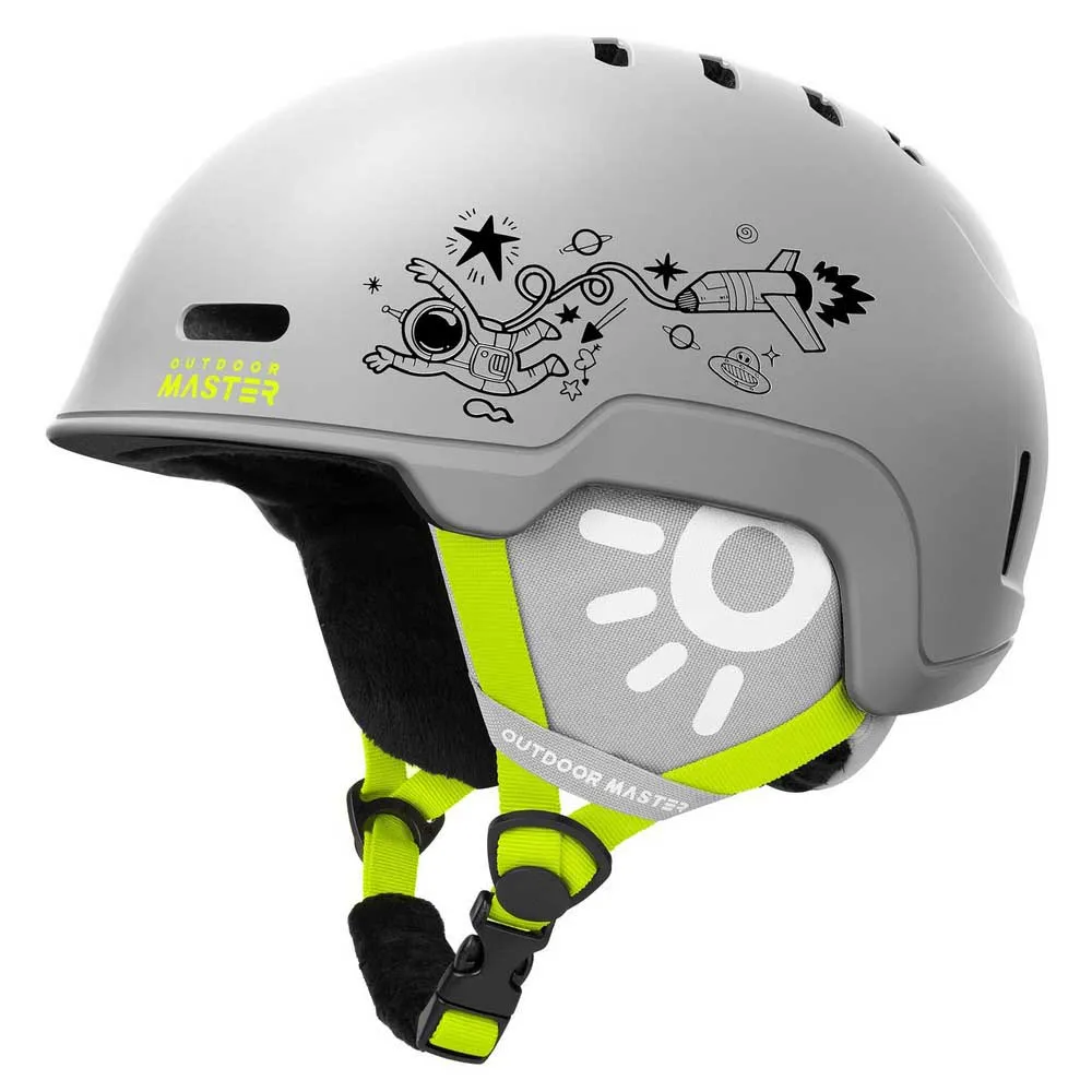 Outdoor Master Reindeer Juniorhelm Grijs