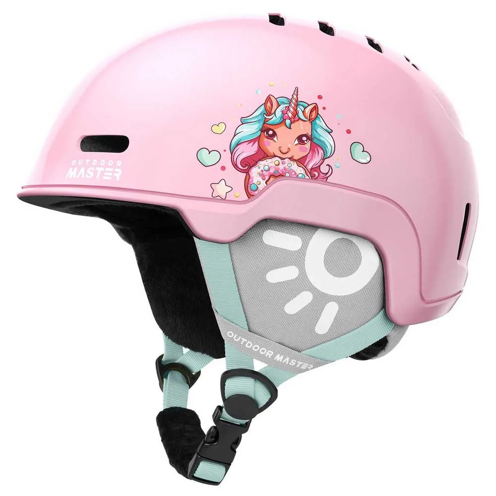 Outdoor Master Reindeer Juniorhelm Roze