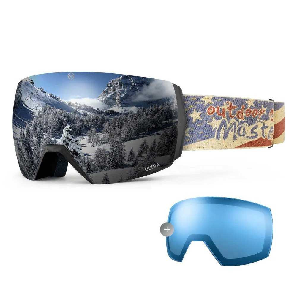 Outdoor Master Ultra Skibril Zwart