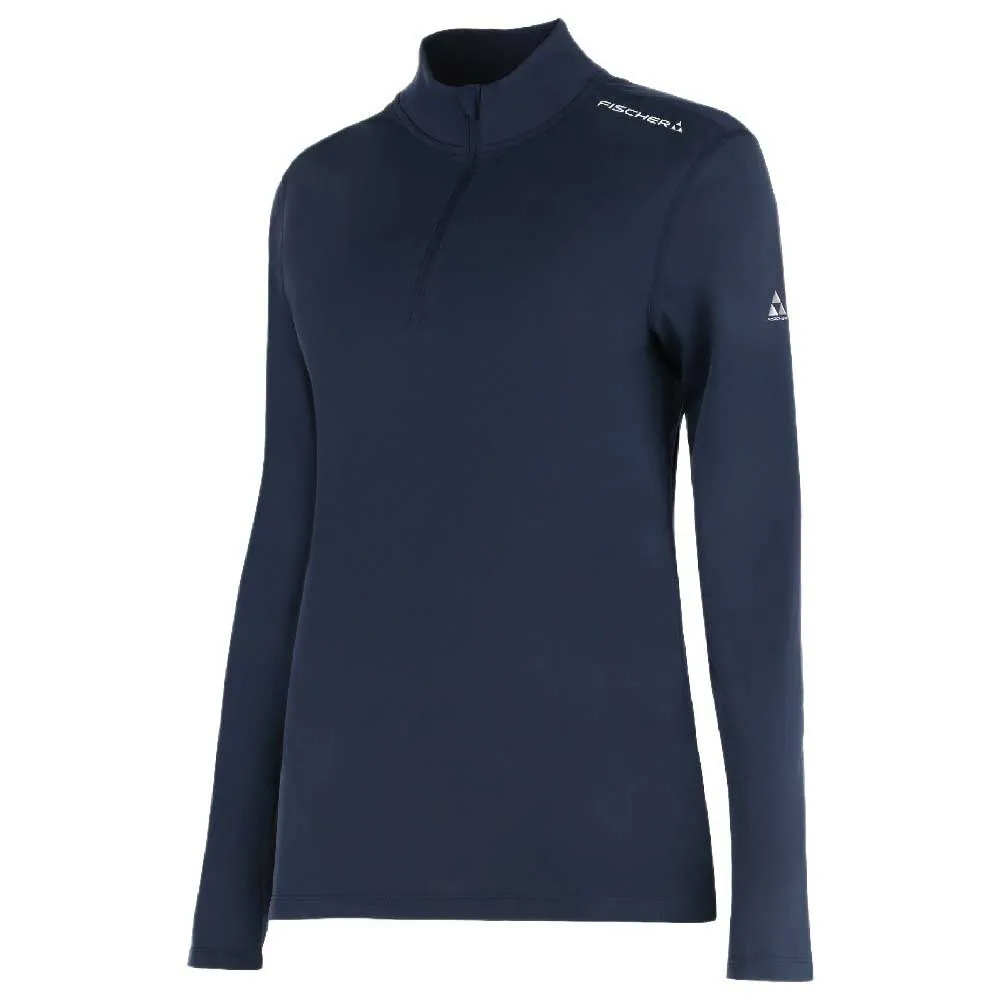 Fischer Apparel Enbasis Pro Sweatshirt Met Halve Rits Blauw