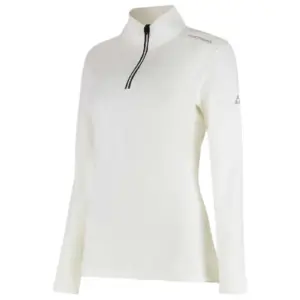 Fischer Apparel Enbasis Pro Sweatshirt Met Halve Rits Wit