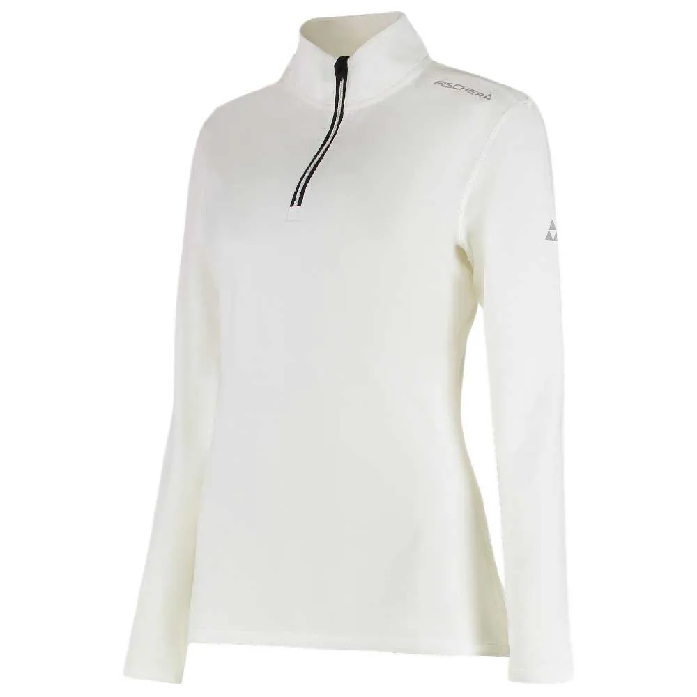 Fischer Apparel Enbasis Pro Sweatshirt Met Halve Rits Wit