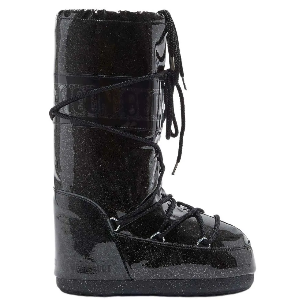 Moon Boot Icon Glitter Sneeuwlaarzen Zwart