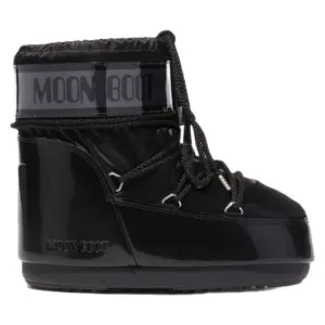 Moon Boot Icon Low Glance Jeugdsneeuwlaarzen Zwart