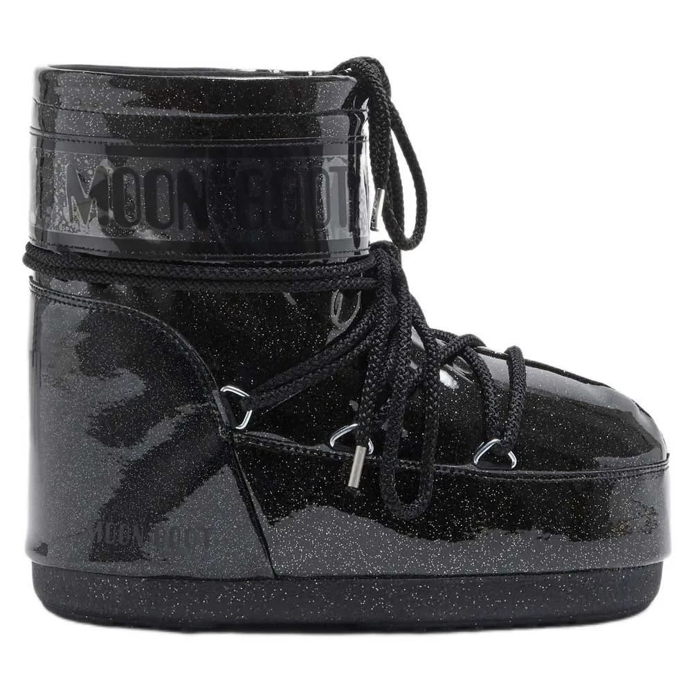 Moon Boot Icon Low Glitter Sneeuwlaarzen Zwart