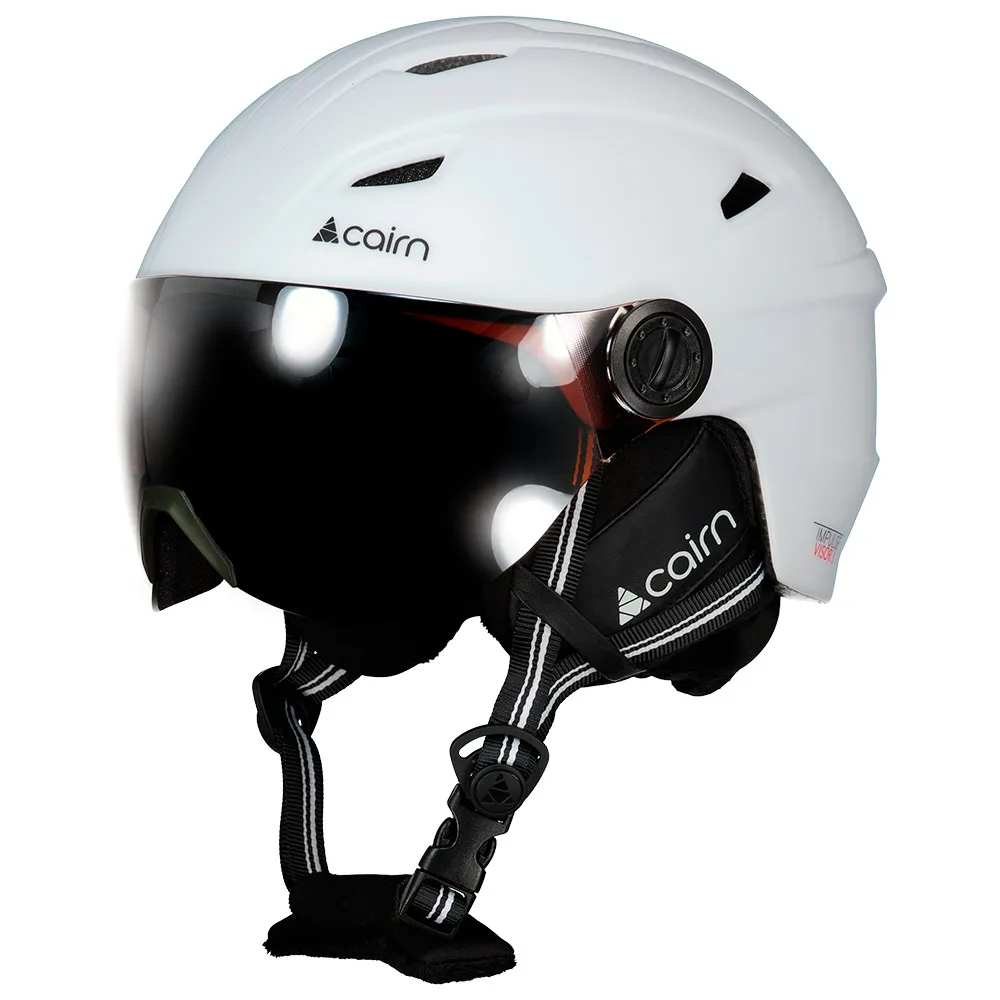 Cairn Impulse Visor Juniorhelm Gerenoveerd Wit