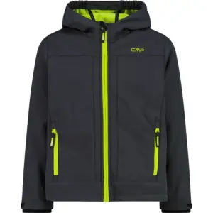 Cmp Fix Hood 3a00094 Softshelljack Antracite / Mela