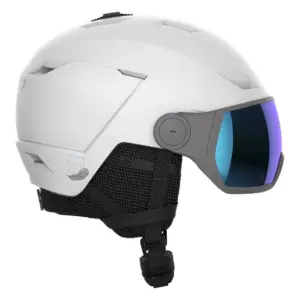 Salomon Icon Lt Helm Met Vizier Voor Vrouwen Wit