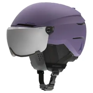 Atomic Savor Visor Stereo Helm Met Vizier Gerenoveerd Paars