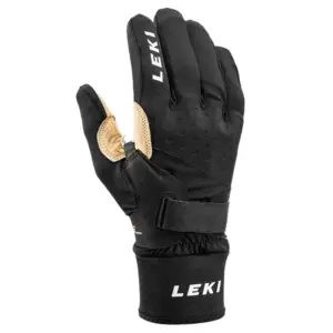 Leki Alpino Hs Race Shark Handschoenen Rot / Gelb / Schwarz