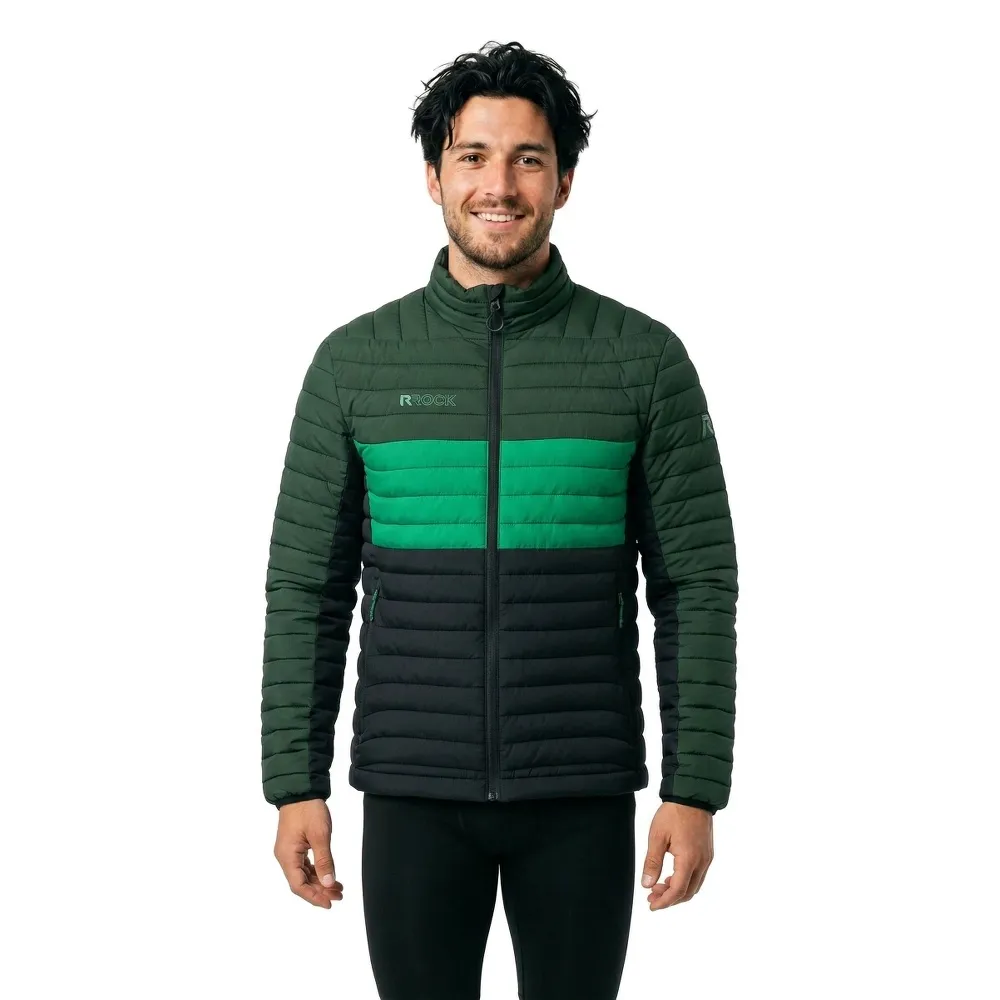 Rock Experience Rds Chapelco Mock Neck Donzen Jas Groen