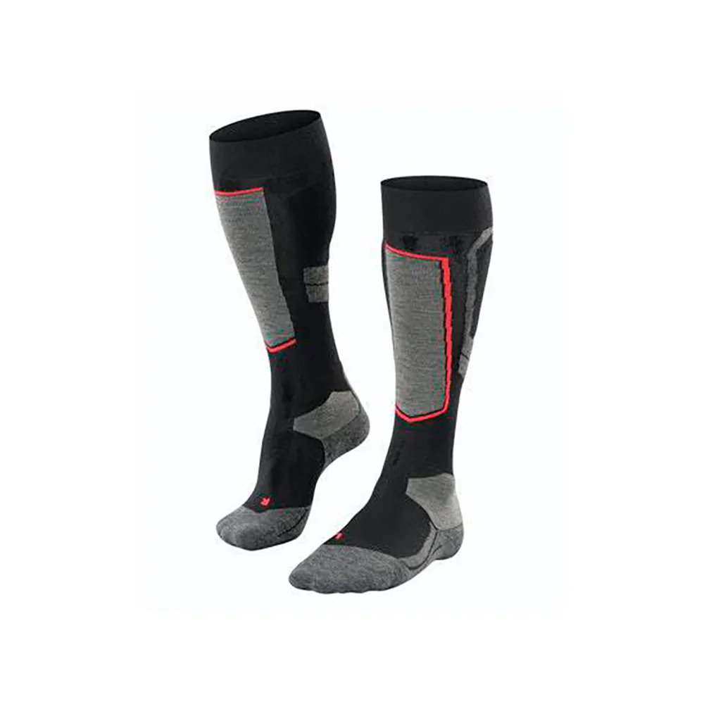 Falke Sk4 Wool Mi-bas Sokken Zwart