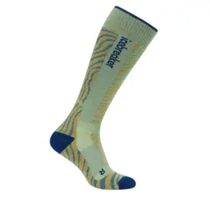 Icebreaker Merino Blend Ski+ Medium Otc Mountain Contour Sokken Gerenoveerd Seaglass / Atlantis / Trail