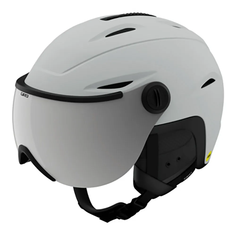 Giro Helm Met Vizier Grijs