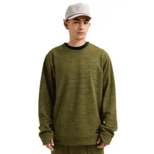Burton Oak Crew Sweatshirt Dried Moss Htr