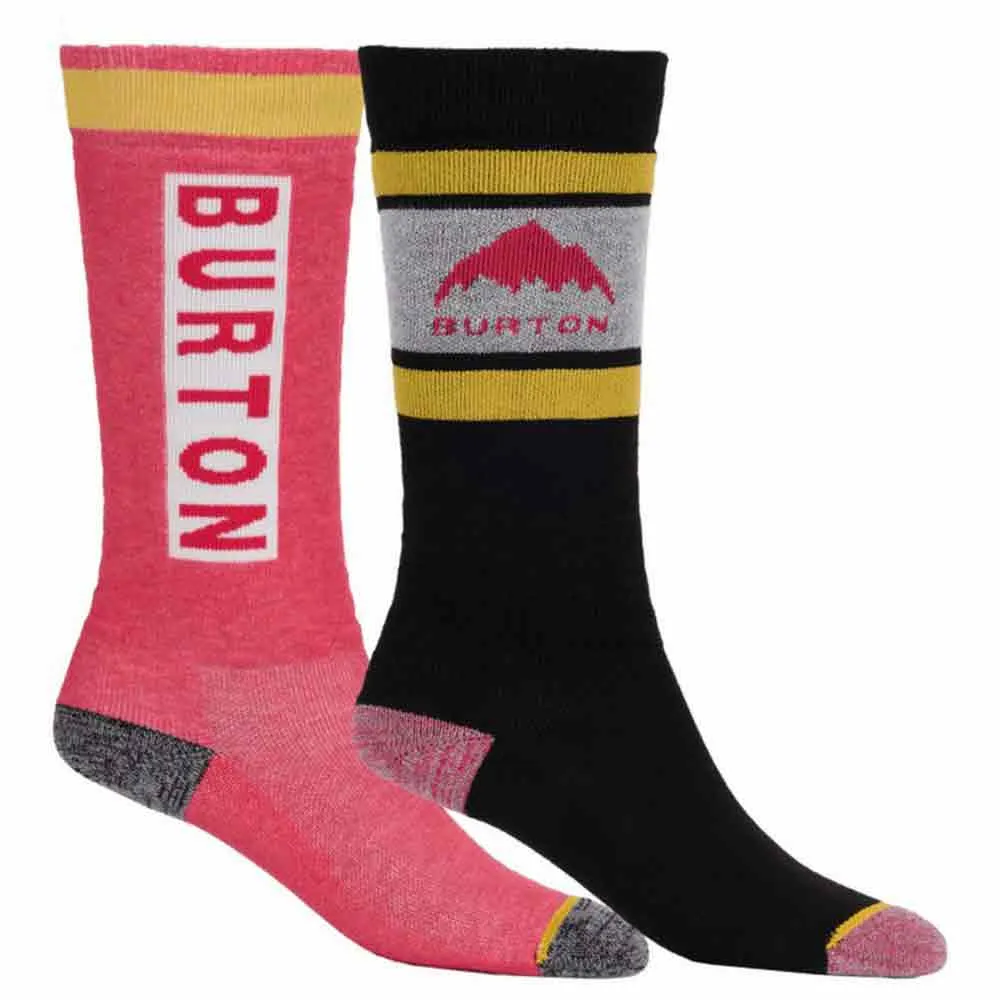 Burton Weekend Midweight Sokken 2 Paren Roze