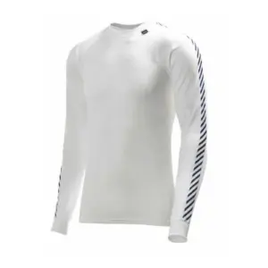 Helly Hansen Dry Stripe Crew Lange Mouwen Basislaag Wit