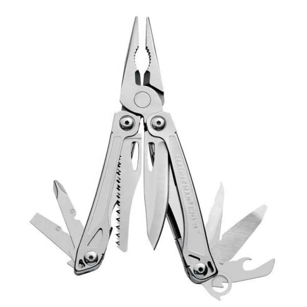 Leatherman Sidekick Leather Sheath Cardboard Box Multitool Stainless Steel