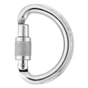 Petzl Omni Screw Lock Karabijnhaak Zilver